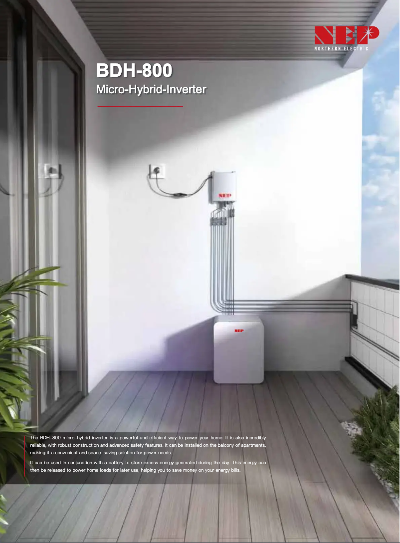 Image de la première page du manuel de l'appareil BDH-800