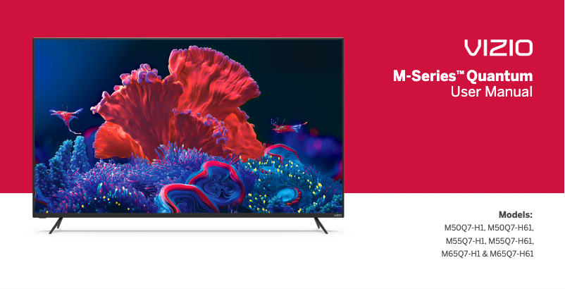 Page 1 de la notice Manuel utilisateur VIZIO M65Q7-H61