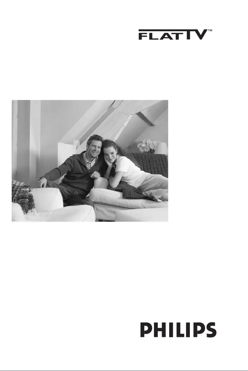 First page image of the manual for 37PF5321