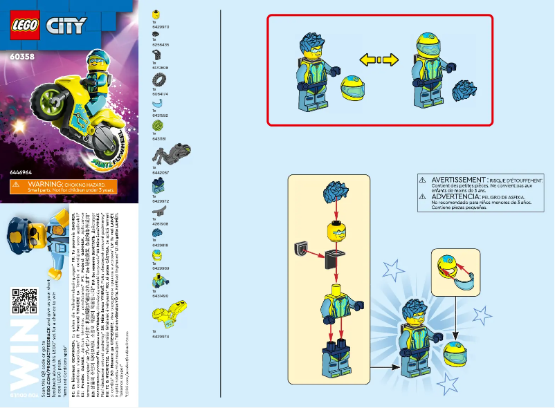 Page n°1 - Manuel utilisateur Lego City 60358