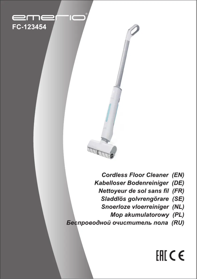 Page 1 de la notice Manuel utilisateur Emerio FC-123454