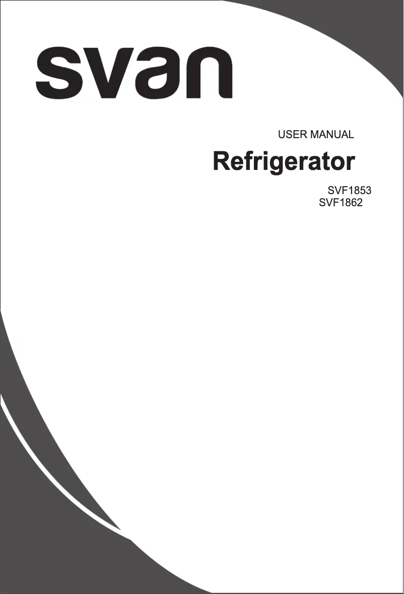 Page 1 de la notice Manuel utilisateur SVAN SVF1862