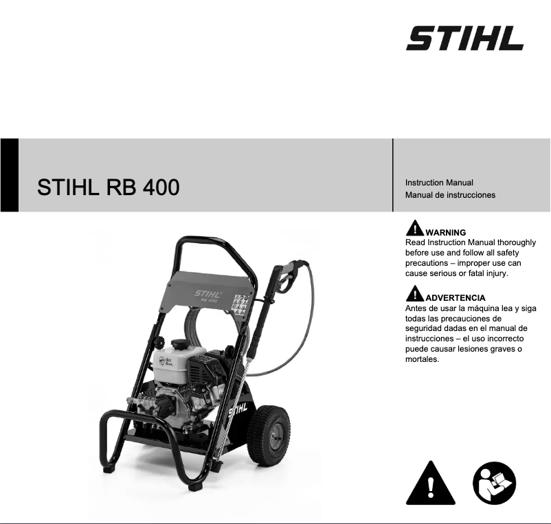 Page 1 de la notice Manuel utilisateur Stihl RB 400