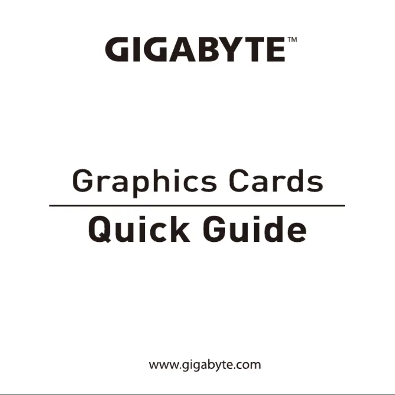 Page 1 de la notice Manuel utilisateur Gigabyte Radeon RX 5500 XT OC 8G