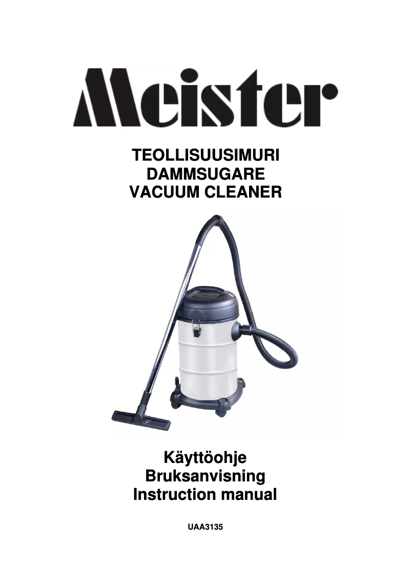 Imagen de la primera página del manual del dispositivo UAA3135