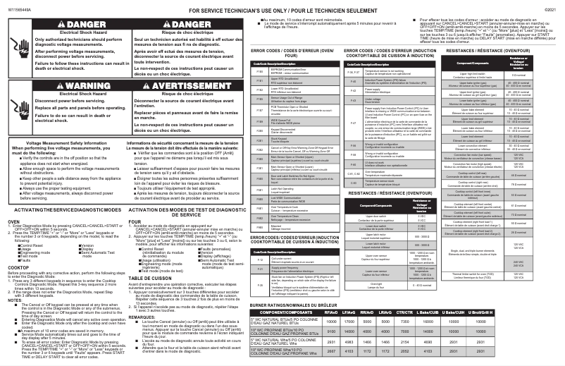 Image de la première page du manuel de l'appareil KFGD500EWH