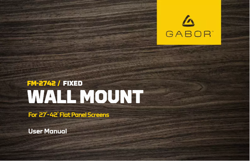 Image de la première page du manuel de l'appareil FM-2742