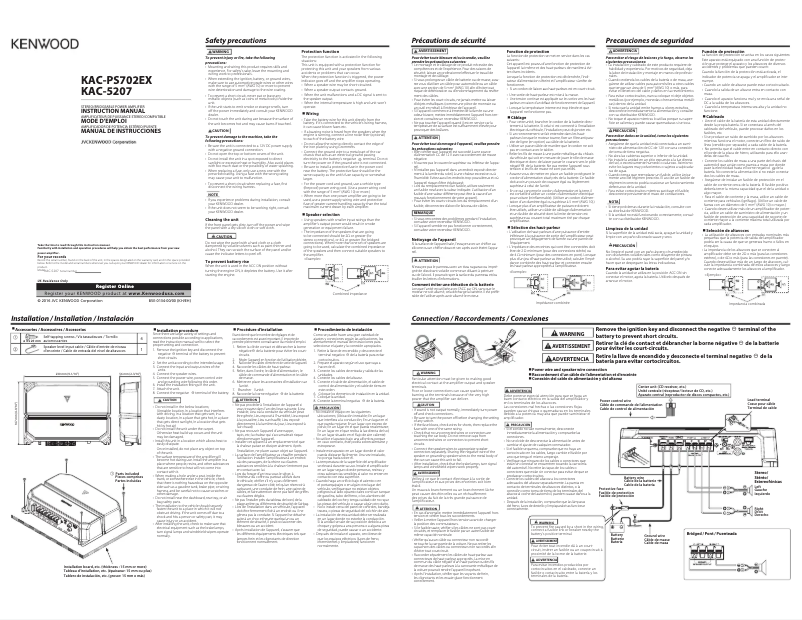 Image de la première page du manuel de l'appareil P-W1221