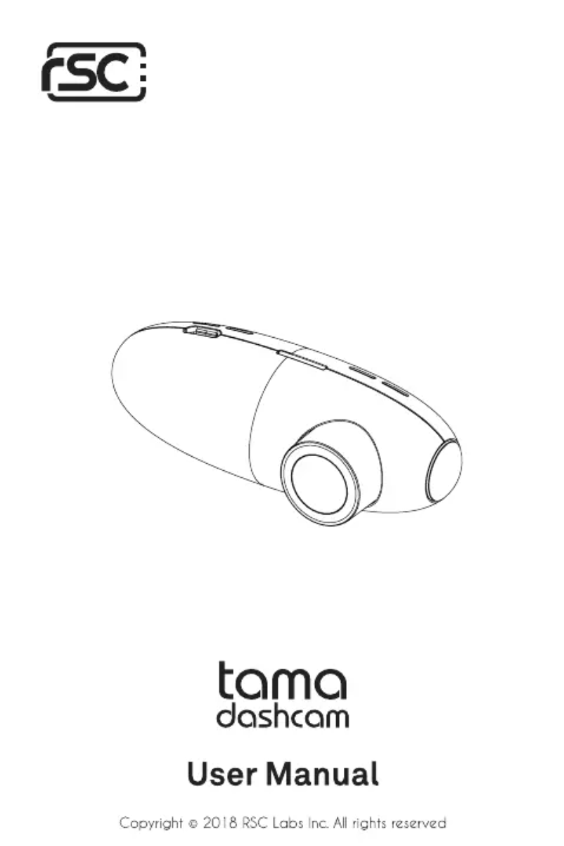 Page 1 de la notice Manuel utilisateur RSC Tama