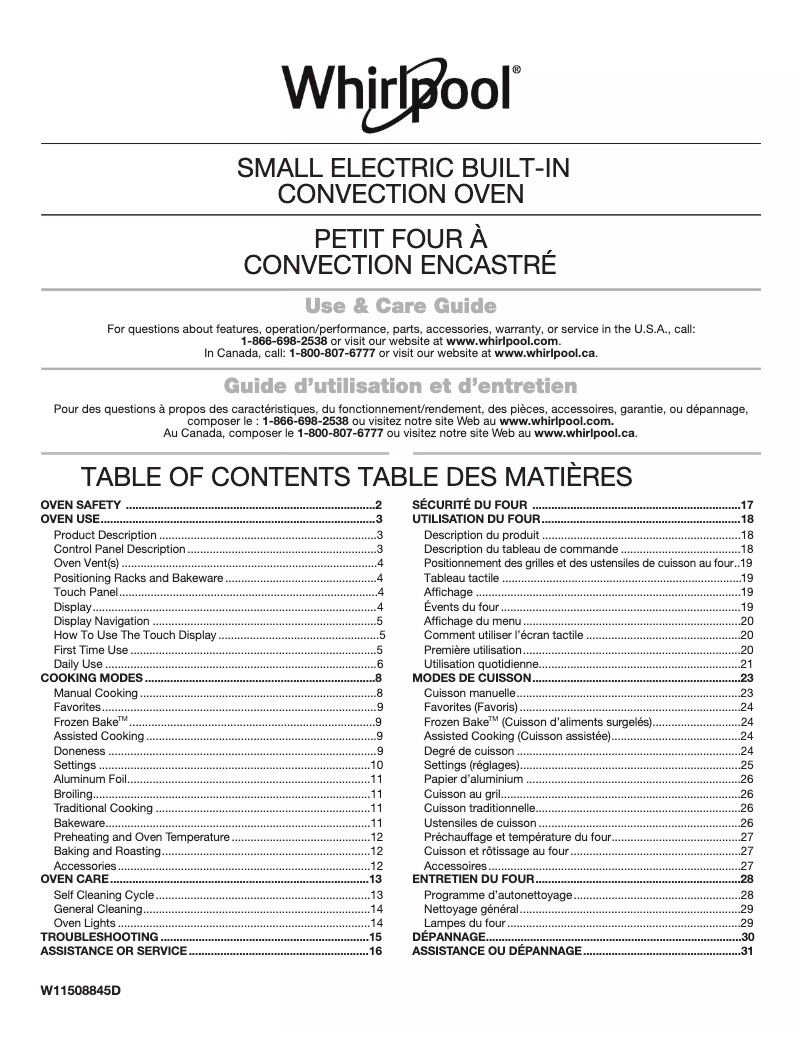 Imagen de la primera página del manual del dispositivo WOD52ES4MZ