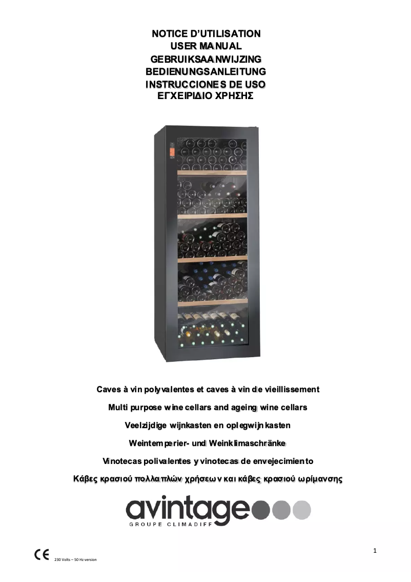 Image de la première page du manuel de l'appareil DV315MGN3
