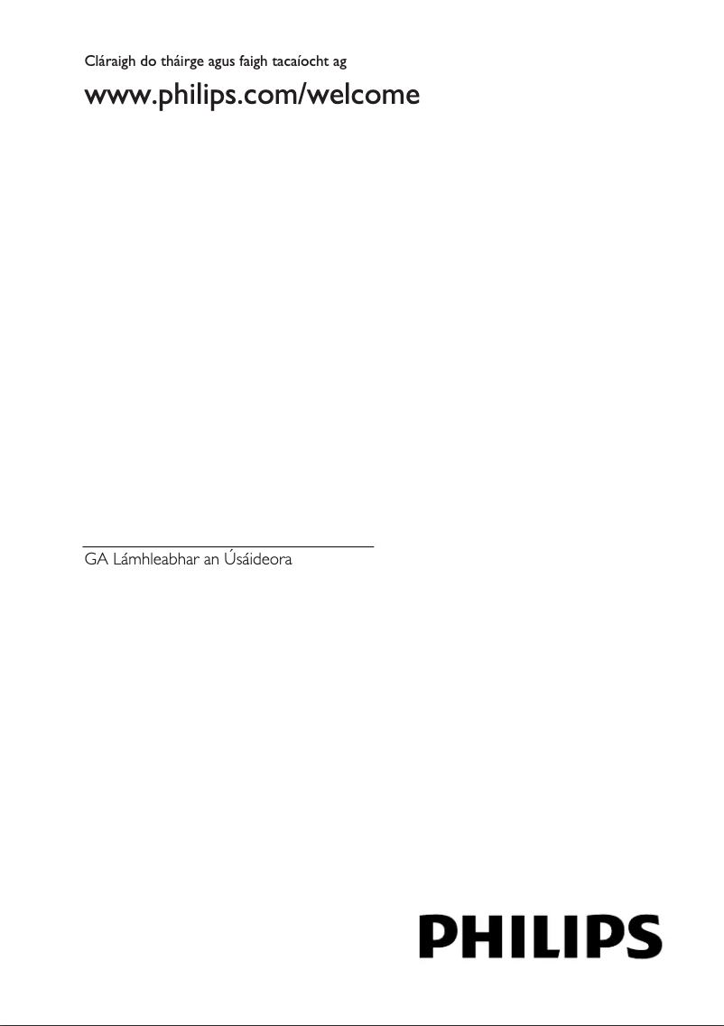 Page 1 de la notice Manuel utilisateur Philips 4000 series 55PFL4358H