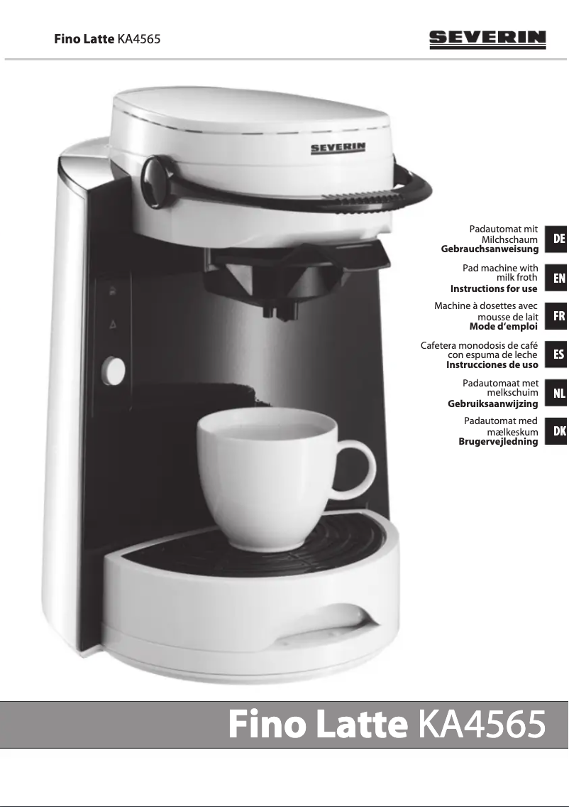 Page n°1 - Manuel utilisateur Severin KA 4565