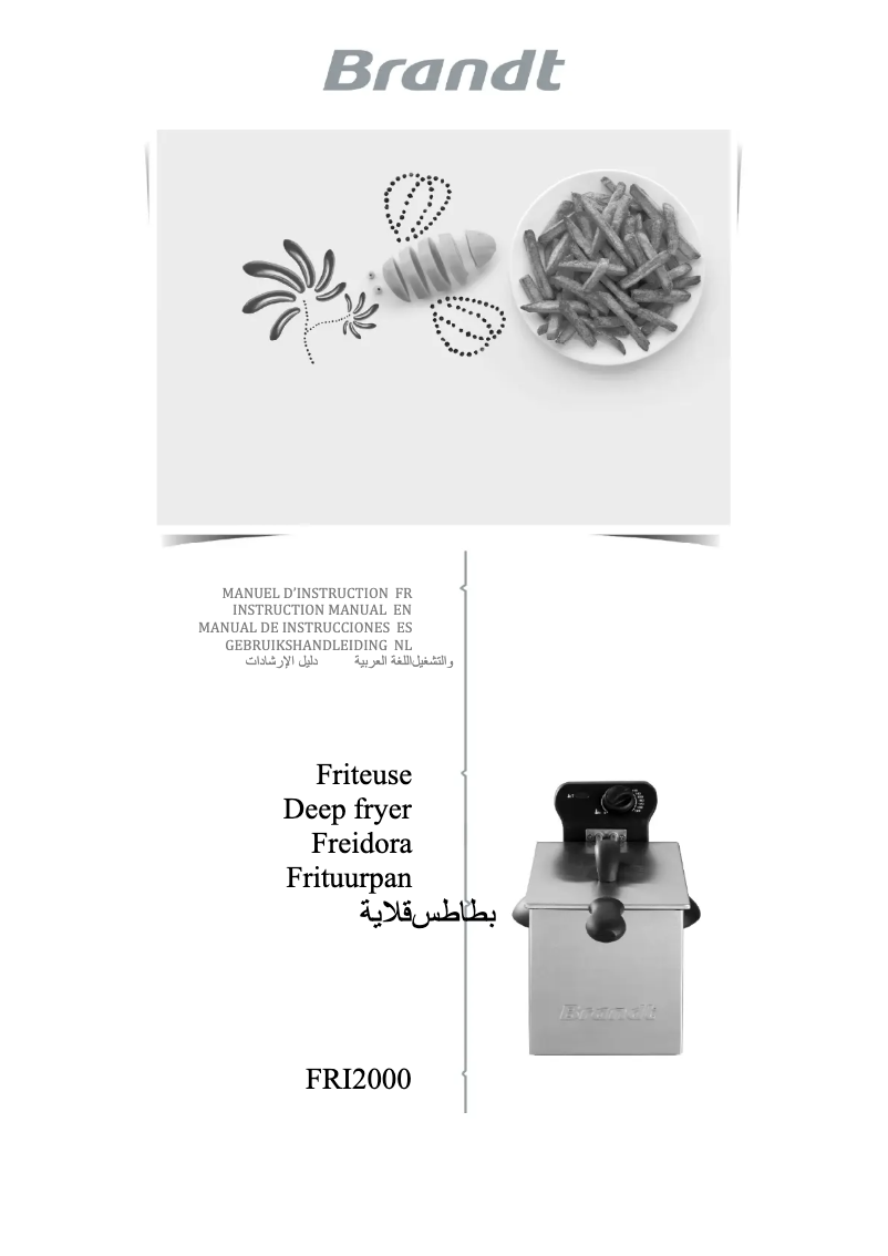 Page 1 de la notice Manuel utilisateur Brandt FRI2000R