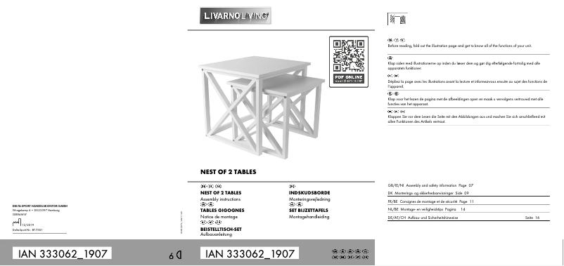 Image de la première page du manuel de l'appareil IAN 333062