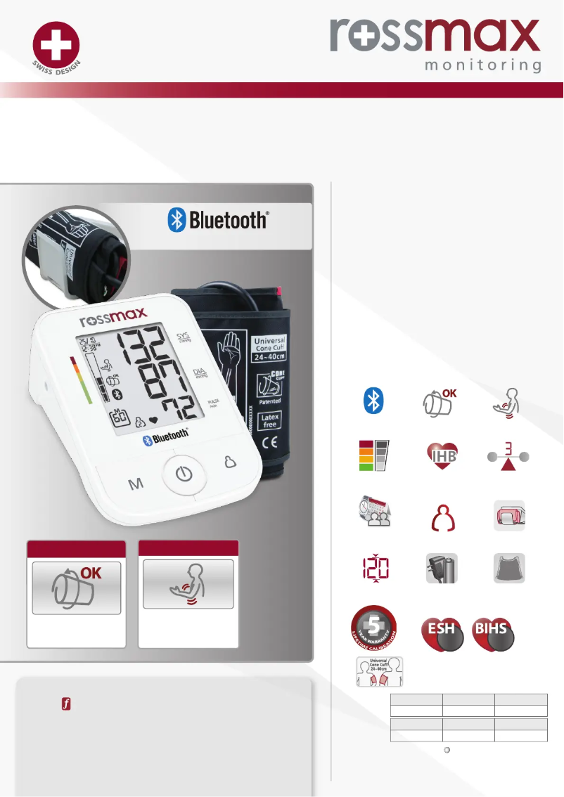 Image de la première page du manuel de l'appareil X3 BT