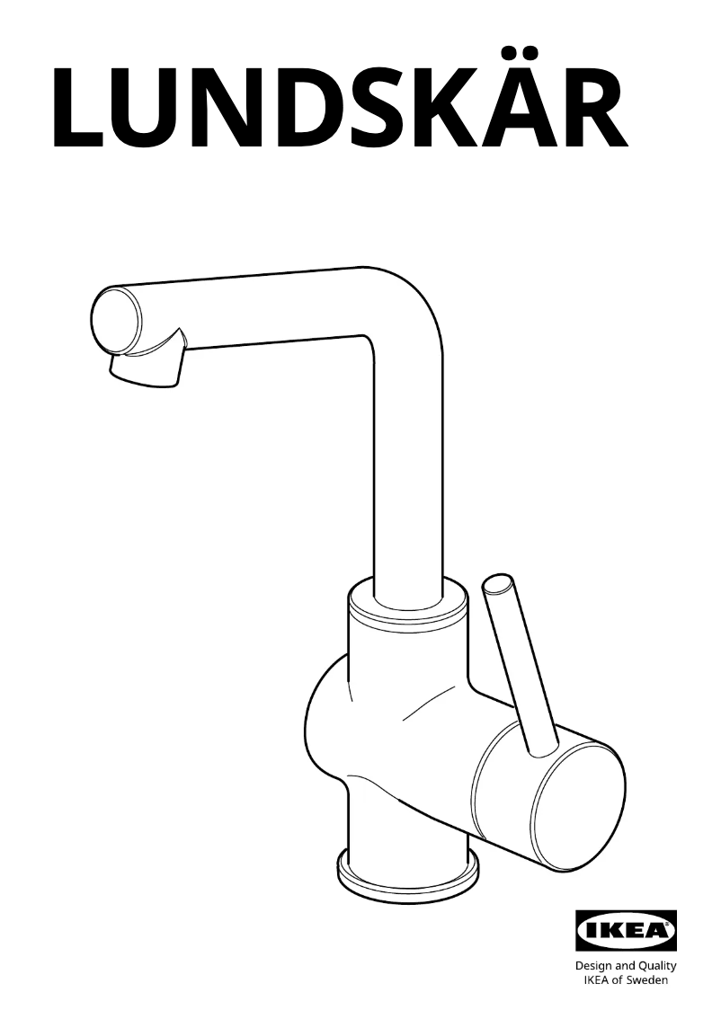 Image de la première page du manuel de l'appareil LUNDSKÄR 305.325.54