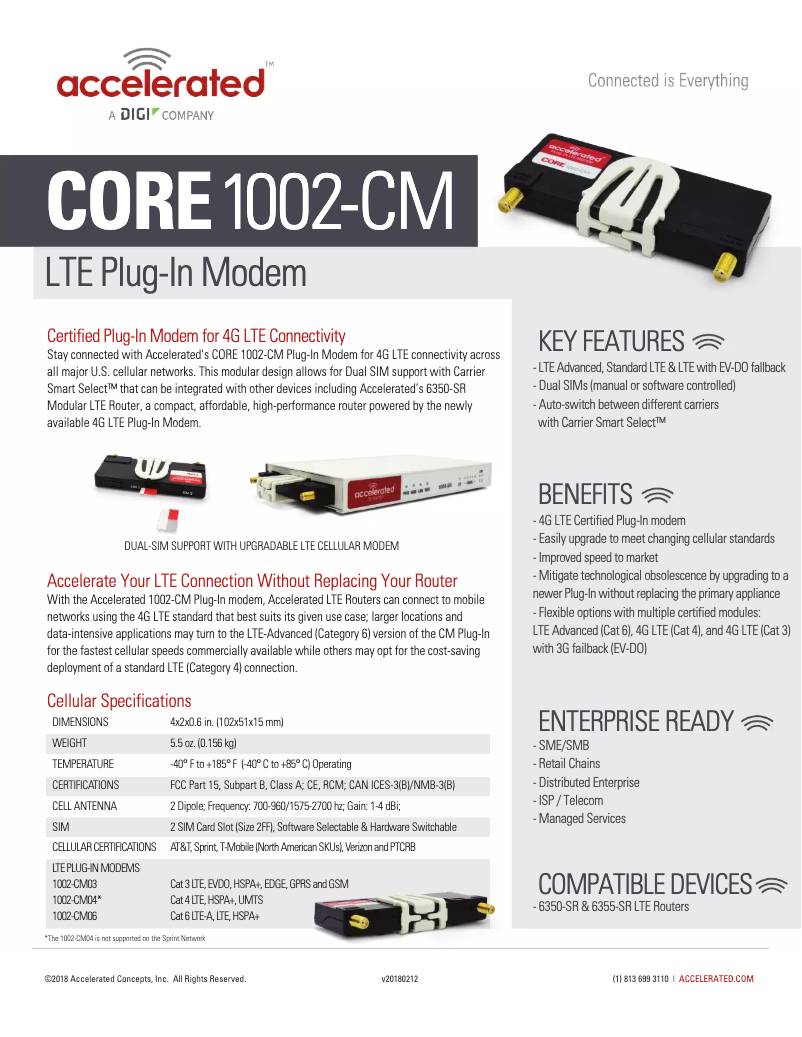 Page 1 of the manual User Manual Digi ASB-1002-CM04-OUS