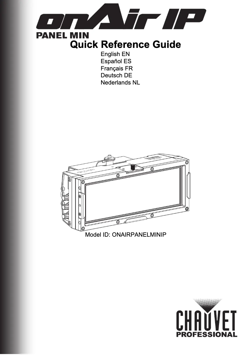 Page 1 de la notice Manuel utilisateur Chauvet onAir Panel Min IP