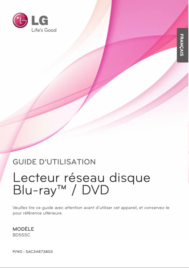Página 1 del manual Manual de usuario LG BD555C