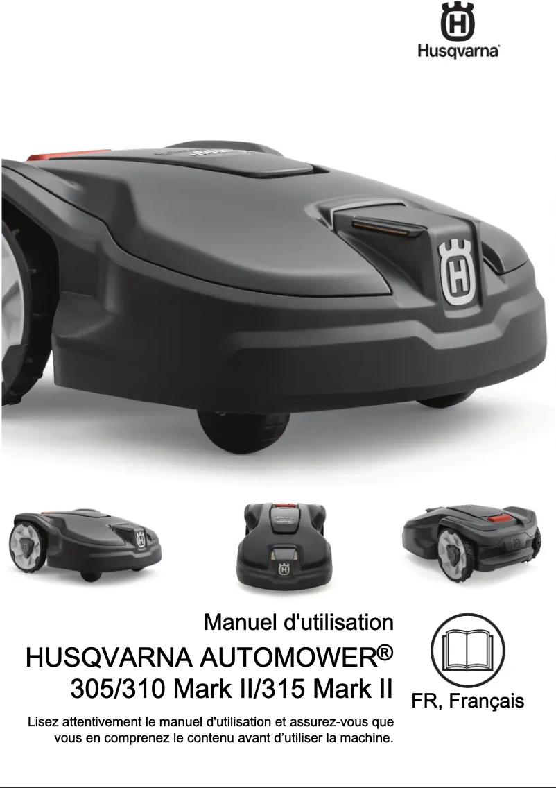 Page n°1 - Manuel utilisateur Husqvarna Automower 315 Mark II