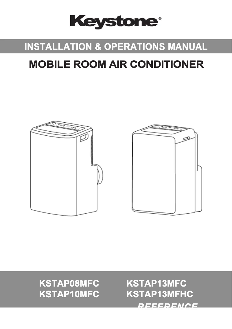 Image de la première page du manuel de l'appareil KSTAP13MFHC