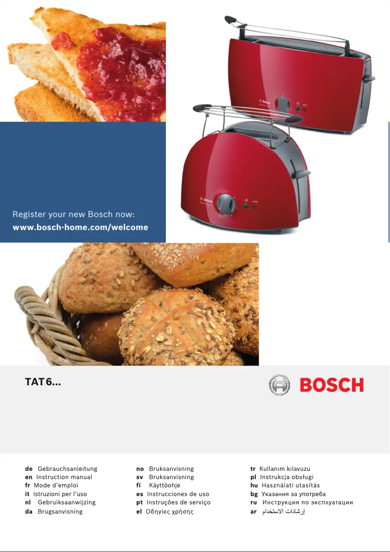 Page 1 de la notice Manuel utilisateur Bosch TAT6L132