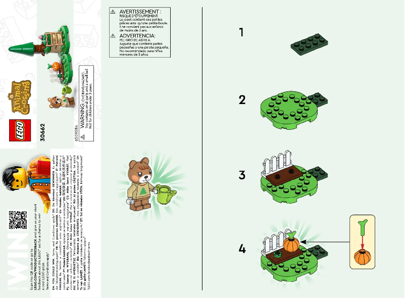 Página 1 del manual Manual de usuario Lego Animal Crossing 30662