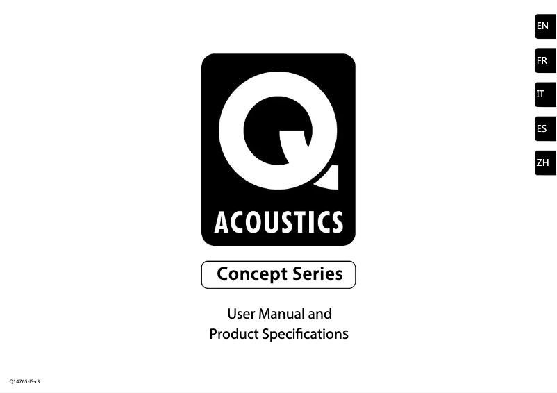 Page n°1 - Manuel utilisateur Q Acoustics Concept 20