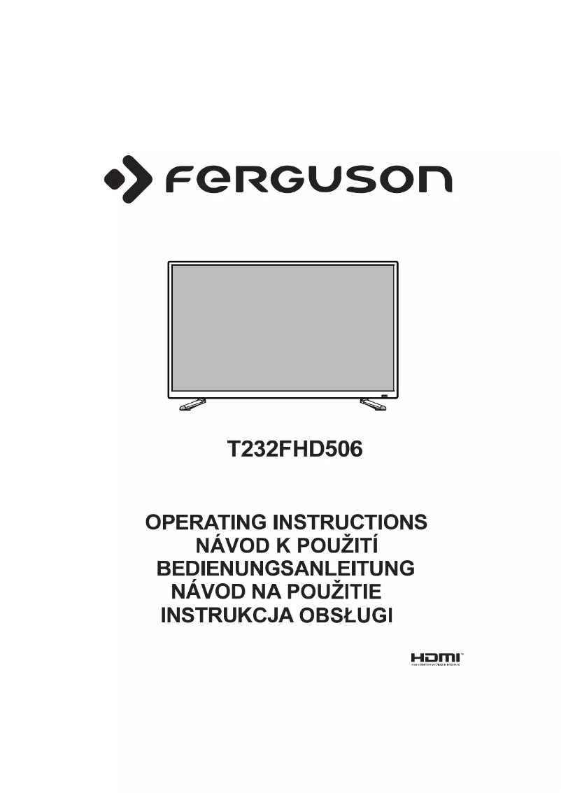 Page 1 de la notice Manuel utilisateur Ferguson T232FHD506