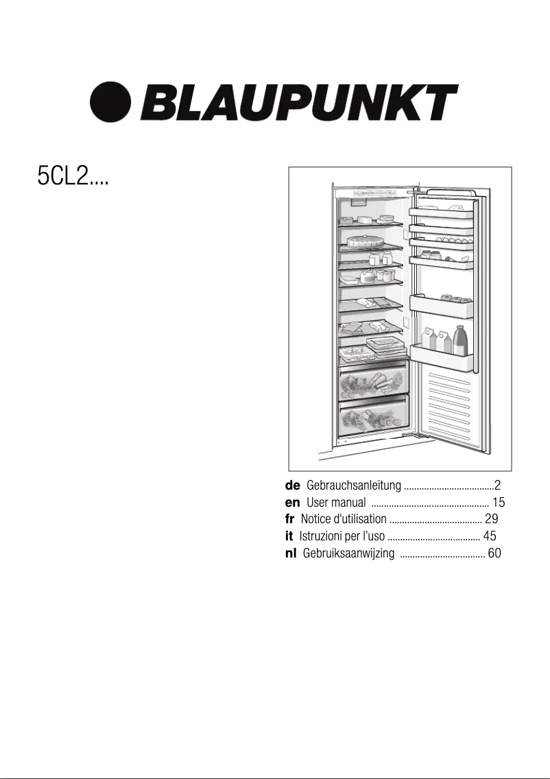 Image de la première page du manuel de l'appareil 5CL 28030