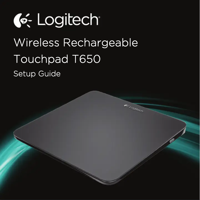 Page n°1 - Manuel utilisateur Logitech T620 Touch