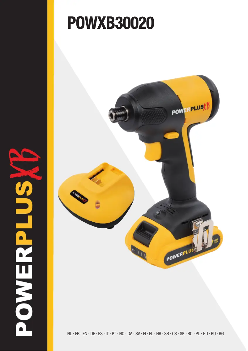 Page n°1 - Manuel utilisateur PowerPlus POWXB30020