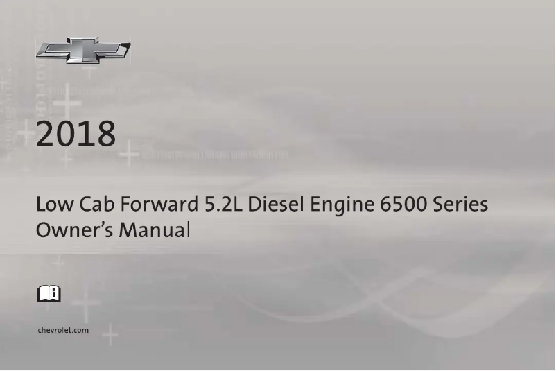 Page 1 de la notice Manuel utilisateur Chevrolet Commercial (2018)