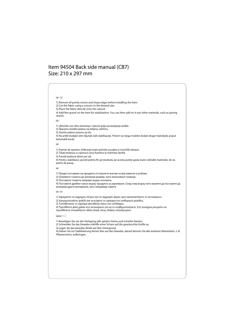 Page 1 de la notice Manuel utilisateur Florabest IAN 291756