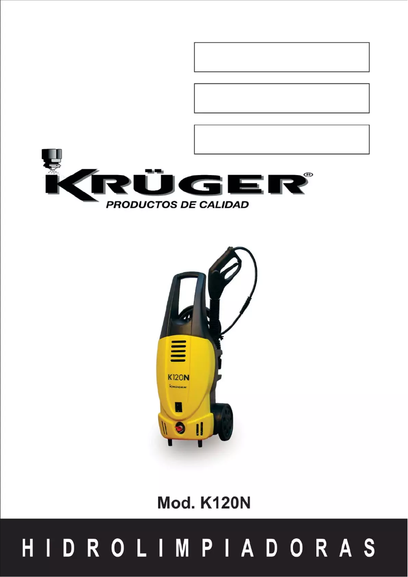 Page n°1 - Manuel utilisateur Krüger K120N