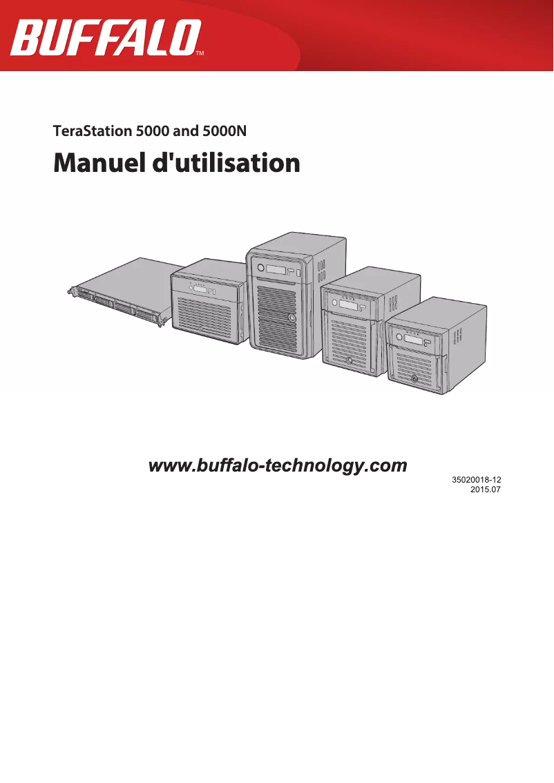 Page n°1 - Manuel utilisateur Buffalo TeraStation 5800DWR