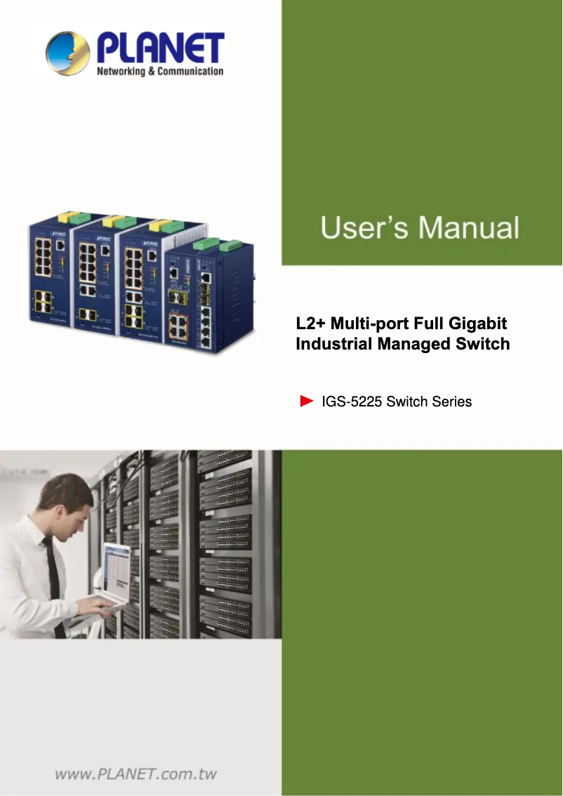 Page n°1 - Manuel utilisateur Planet IGS-5225-4UP1T2S