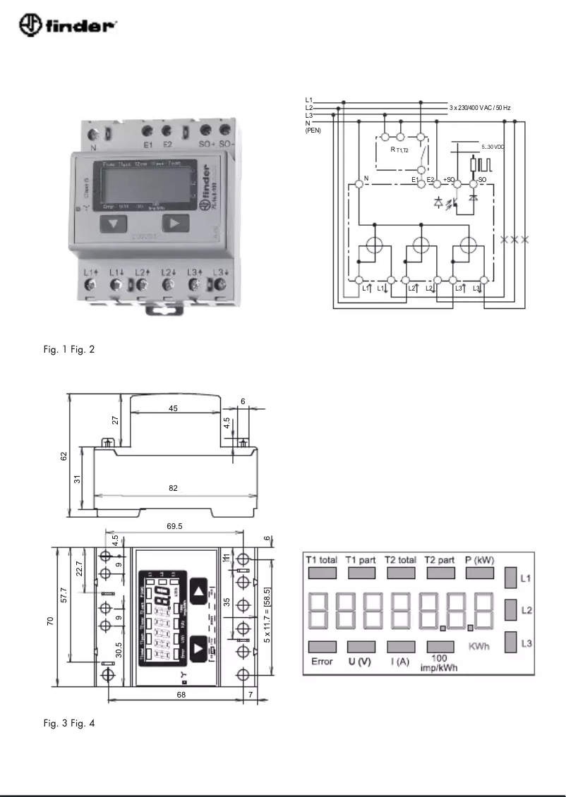 Page 1 de la notice Manuel utilisateur Finder 7E.46.8.400.0032
