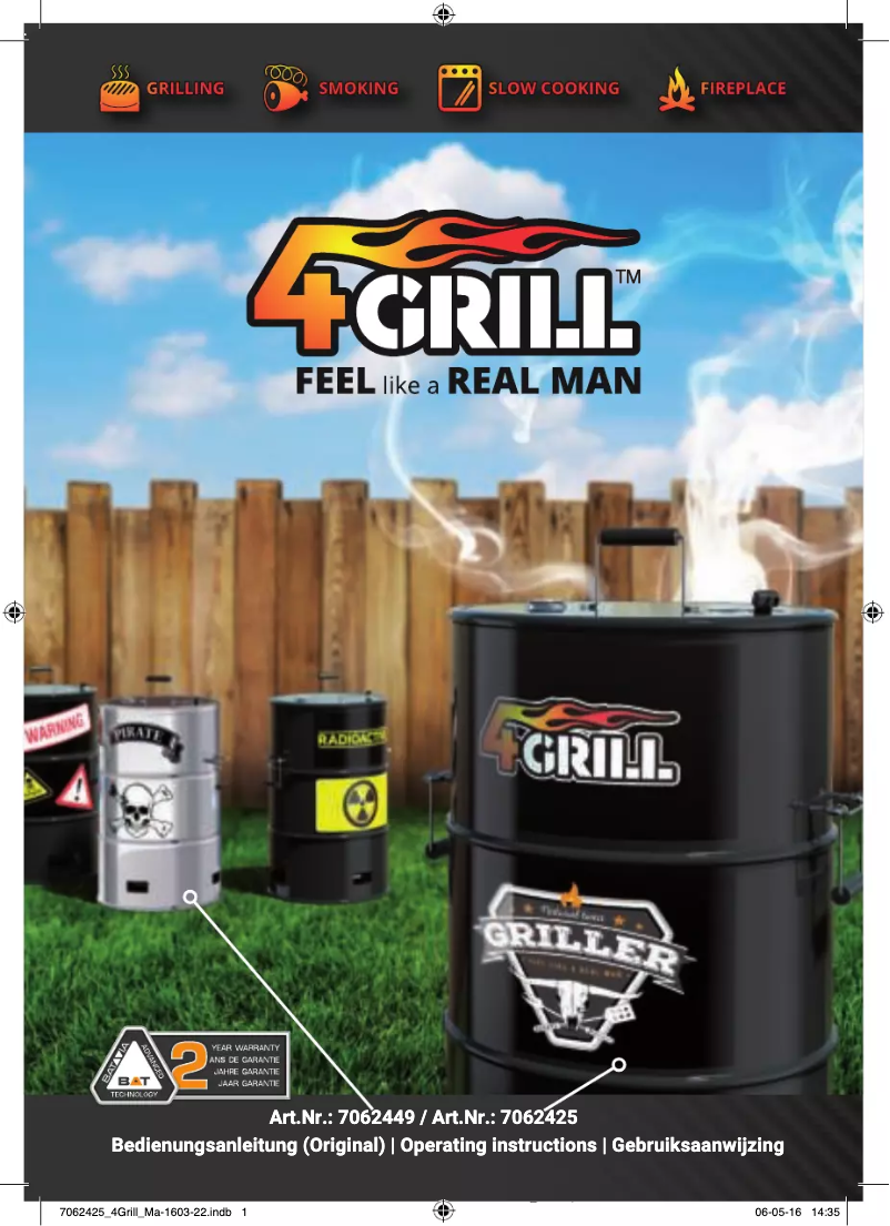 Page 1 de la notice Manuel utilisateur Batavia 4Grill