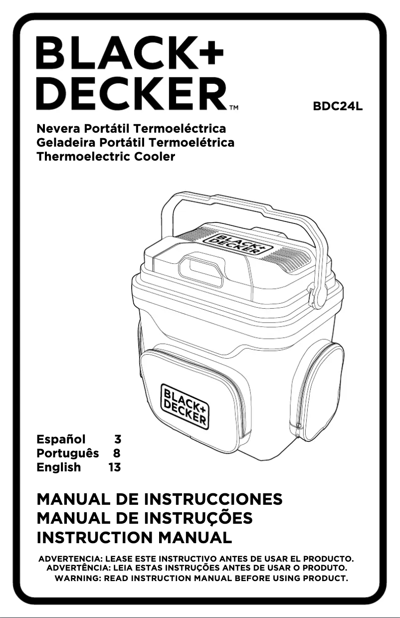 Page 1 de la notice Manuel utilisateur DeWalt BDC24L