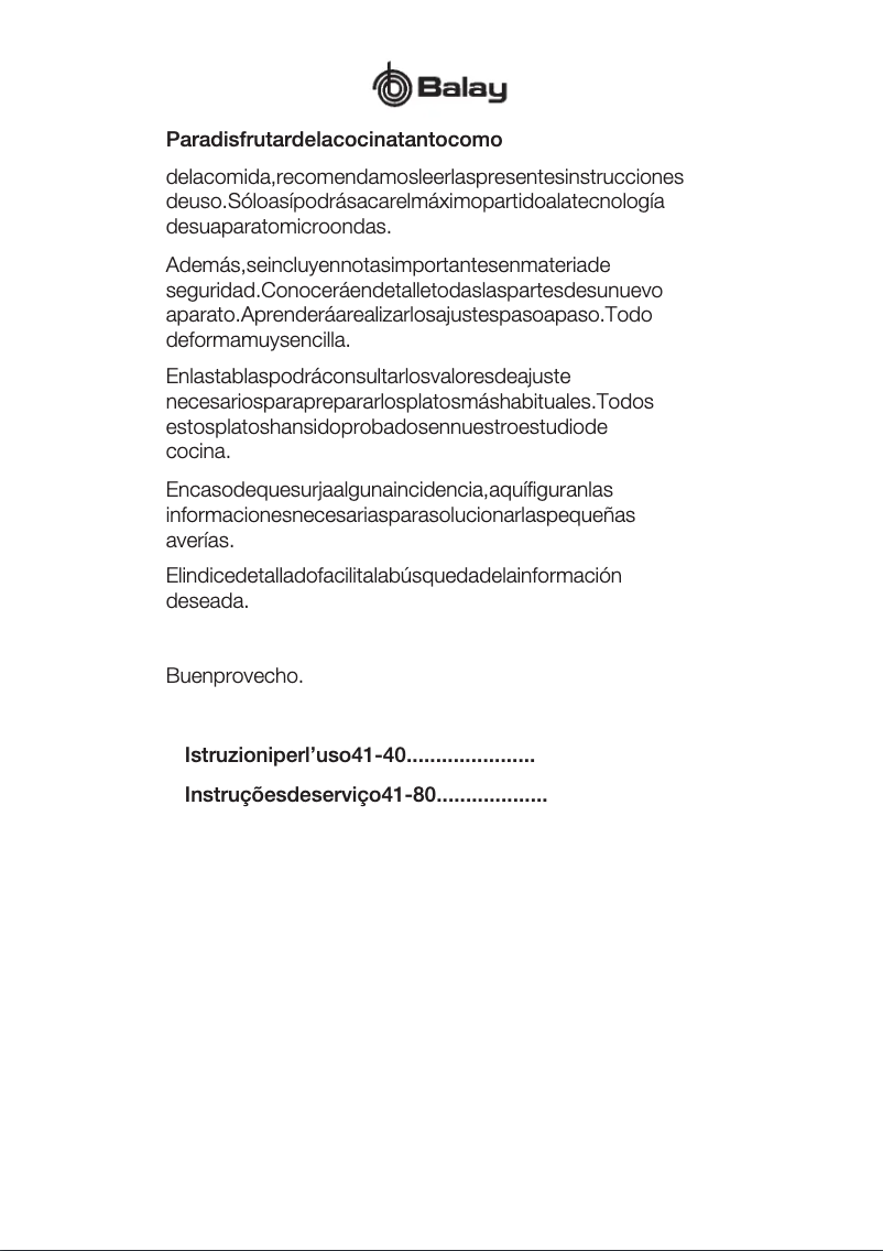 Image de la première page du manuel de l'appareil 3WM459XI