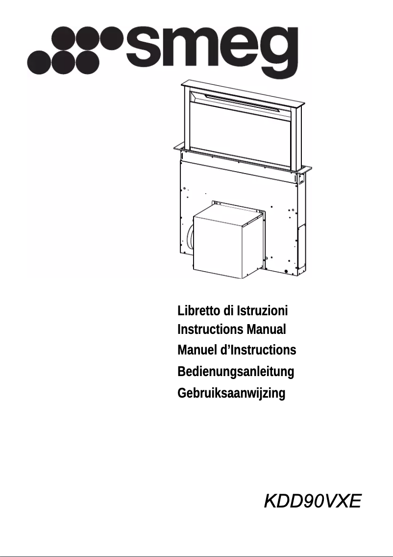 Page n°1 - Manuel utilisateur Smeg KDD90VXE