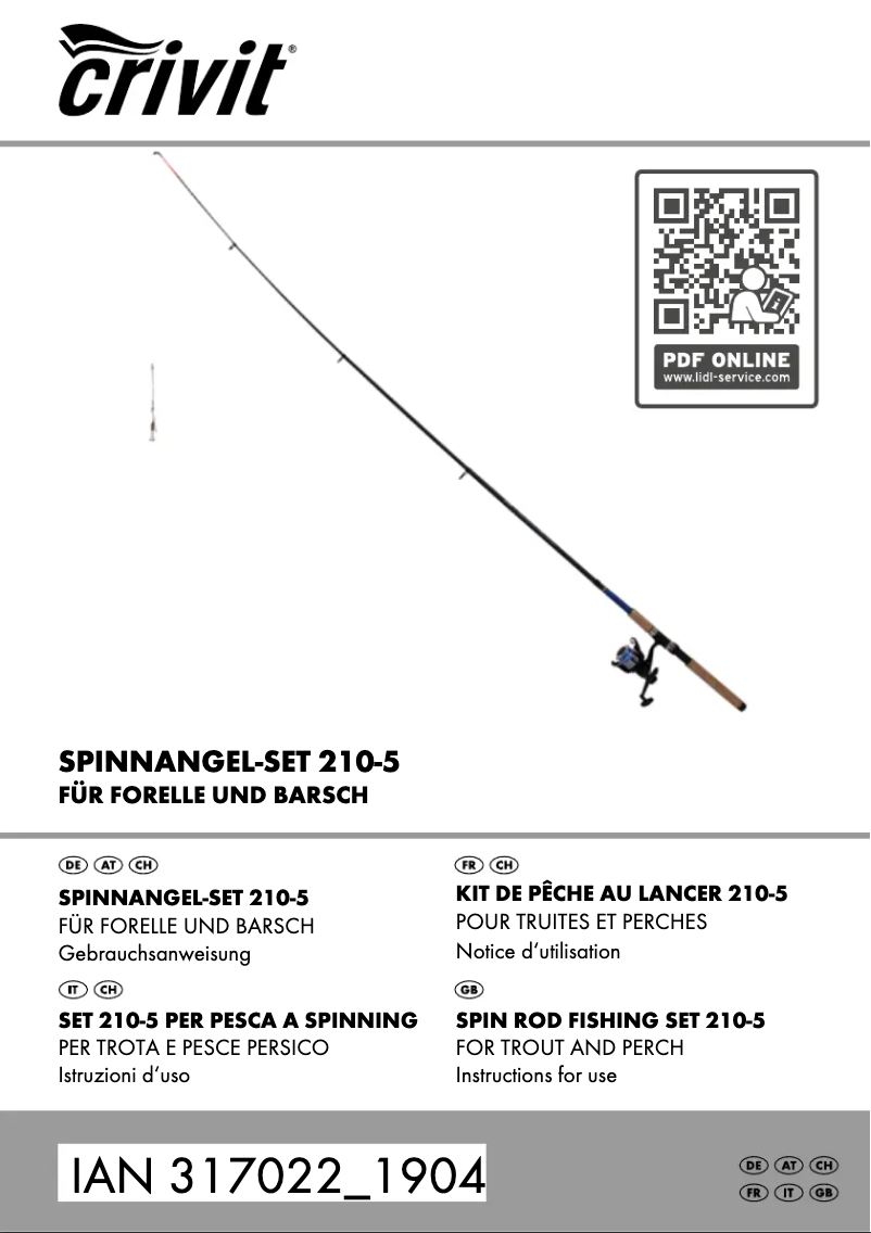 Page n°1 - Manuel utilisateur Crivit IAN 317022