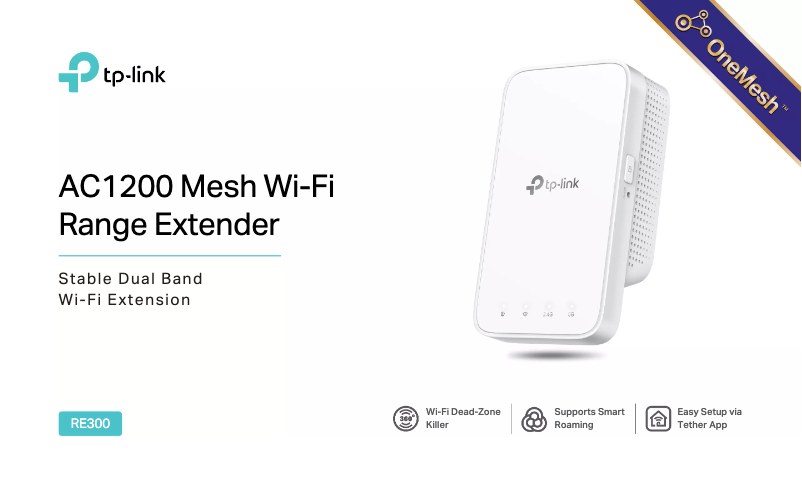 Image de la première page du manuel de l'appareil RE300