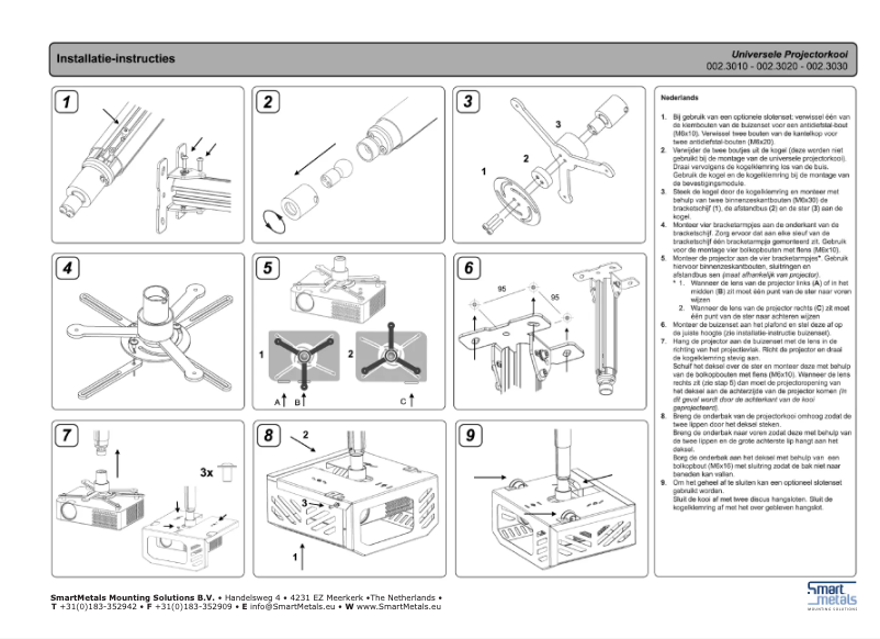 Page n°1 - Manuel utilisateur SmartMetals 002.3010