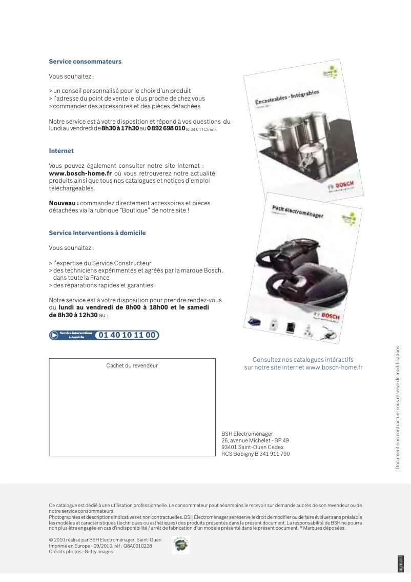 Page 1 de la notice Manuel utilisateur Bosch MUM46CR2