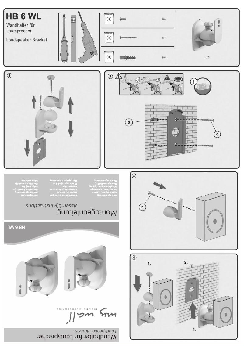 Página 1 del manual Manual de usuario My Wall HB 6 WL