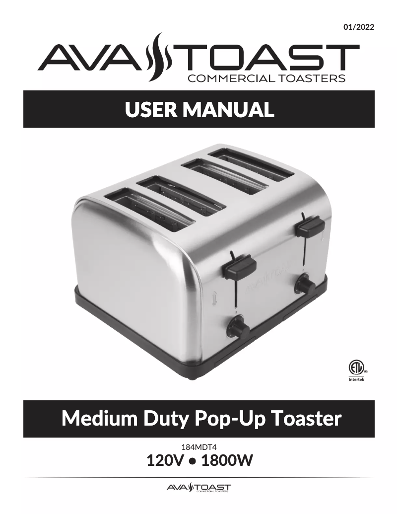 Image de la première page du manuel de l'appareil MDT4