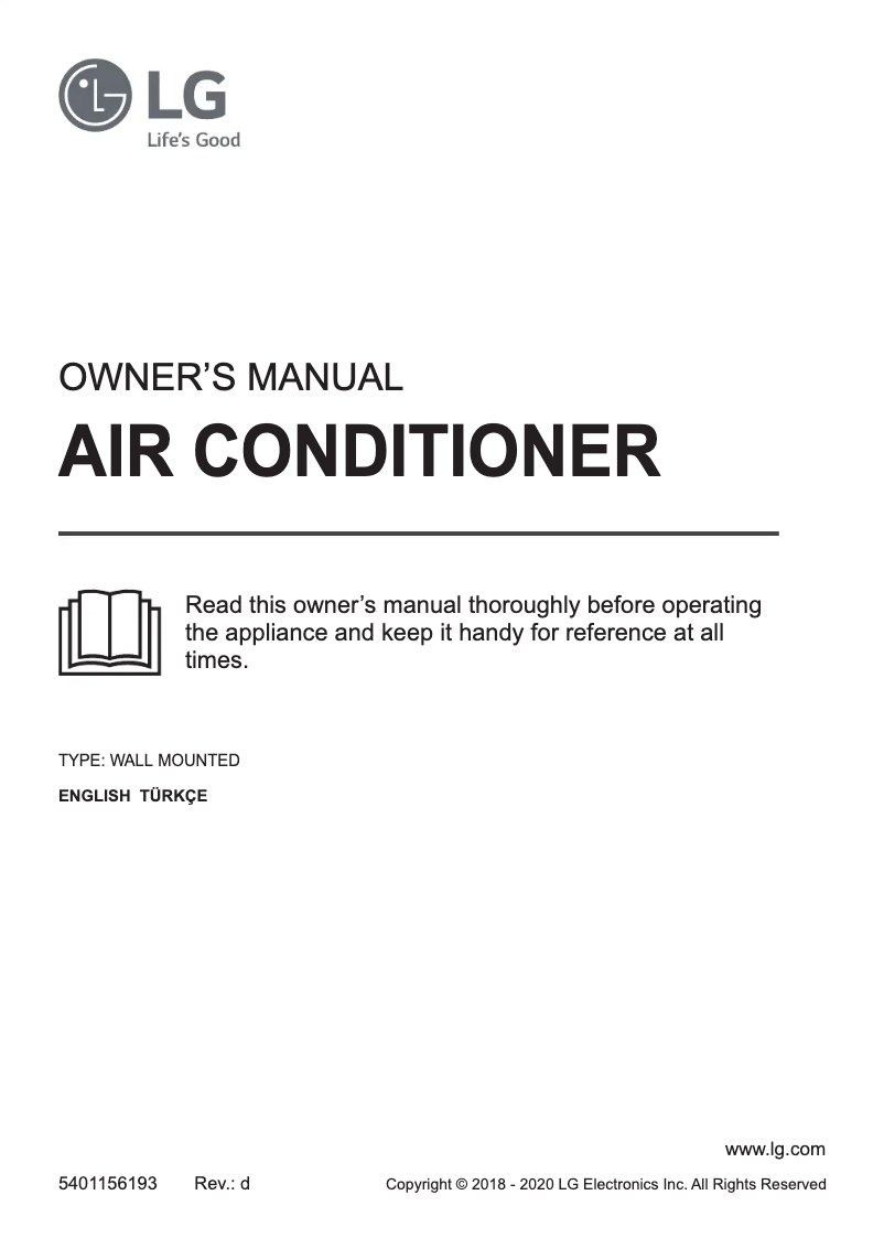 Page 1 de la notice Manuel utilisateur LG S12ETK